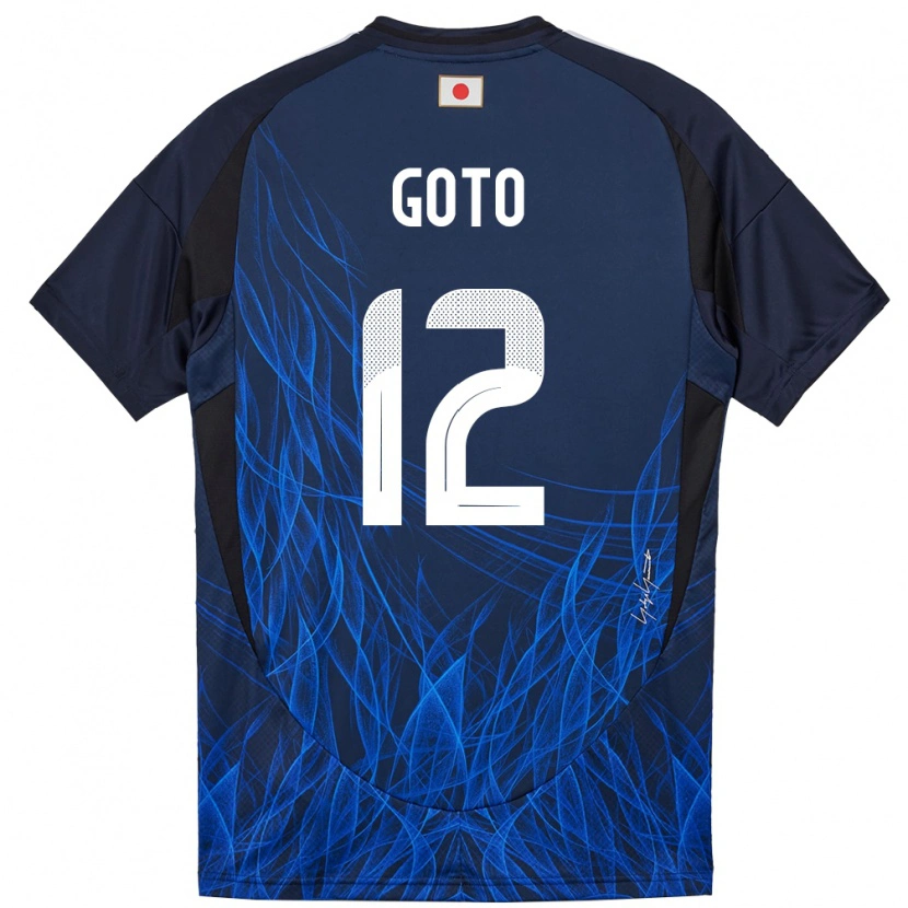 Danxen Kinder Japan Wataru Goto #12 Dunkelblau Heimtrikot Trikot 24-26 T-Shirt