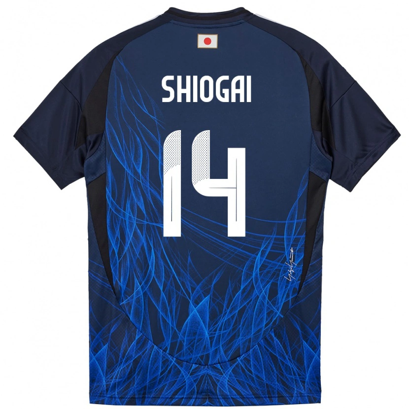 Danxen Kinder Japan Kento Shiogai #14 Dunkelblau Heimtrikot Trikot 24-26 T-Shirt