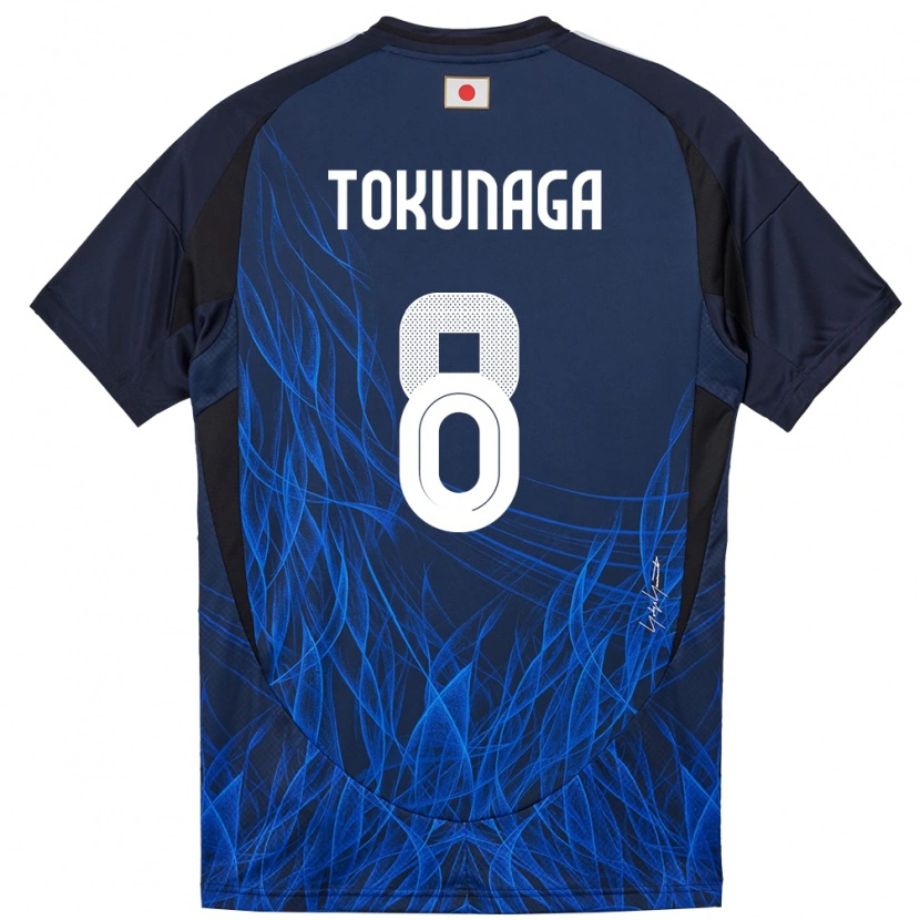 Danxen Kinder Japan Ryo Tokunaga #8 Dunkelblau Heimtrikot Trikot 24-26 T-Shirt