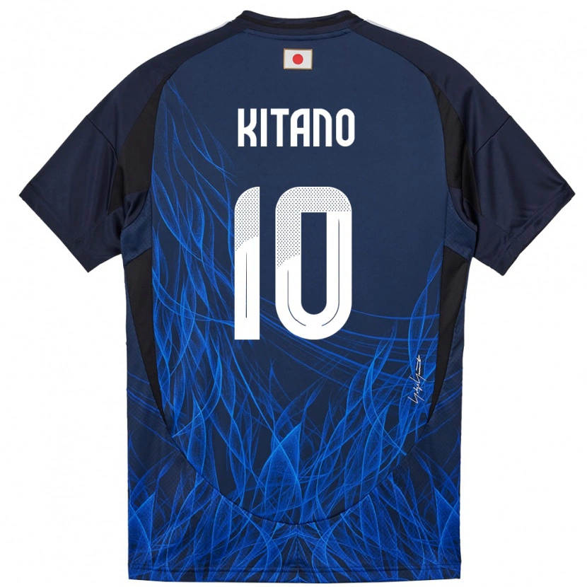 Danxen Kinder Japan Sota Kitano #10 Dunkelblau Heimtrikot Trikot 24-26 T-Shirt