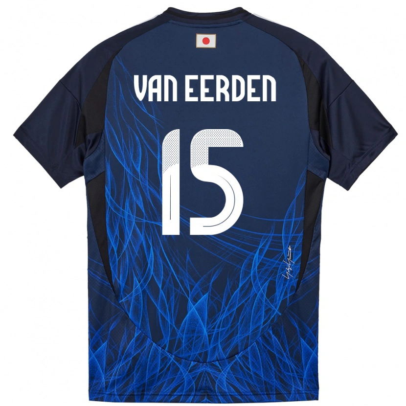 Danxen Kinder Japan Shawn Van Eerden #15 Dunkelblau Heimtrikot Trikot 24-26 T-Shirt