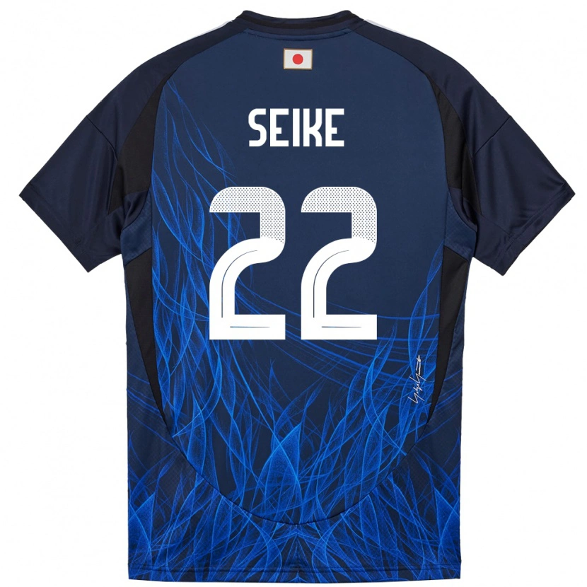 Danxen Kinder Japan Kiko Seike #22 Dunkelblau Heimtrikot Trikot 24-26 T-Shirt