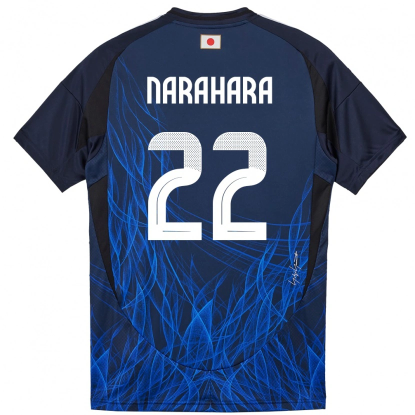 Danxen Kinder Japan Yoshiki Narahara #22 Dunkelblau Heimtrikot Trikot 24-26 T-Shirt