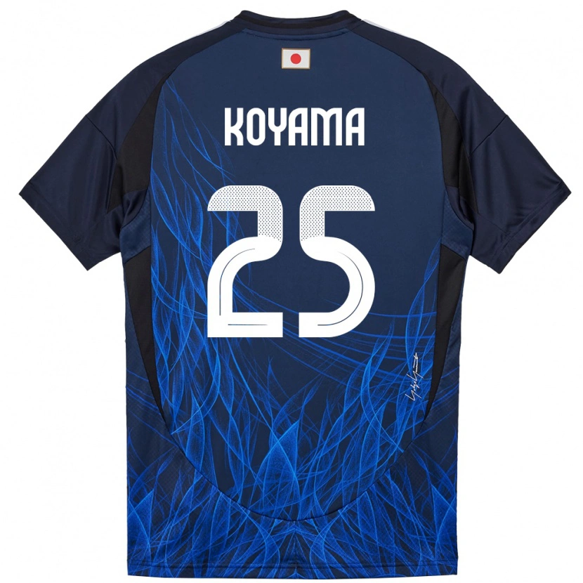 Danxen Kinder Japan Shinomi Koyama #25 Dunkelblau Heimtrikot Trikot 24-26 T-Shirt