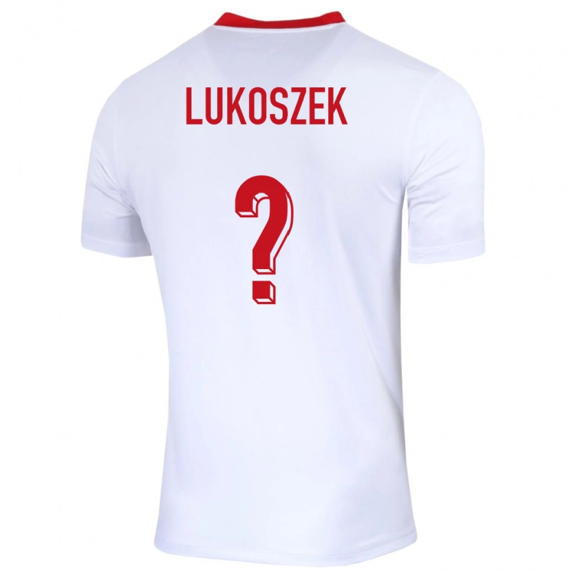 Danxen Kinder Polen Kamil Lukoszek #0 Weiß Heimtrikot Trikot 24-26 T-Shirt