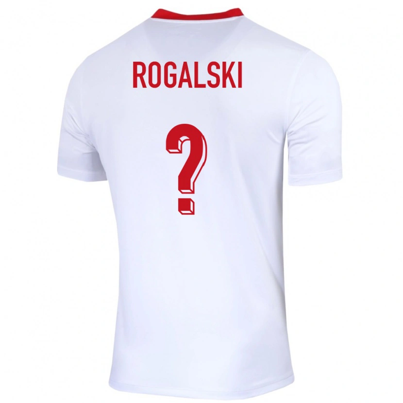 Danxen Kinder Polen Anthony Rogalski #0 Weiß Heimtrikot Trikot 24-26 T-Shirt