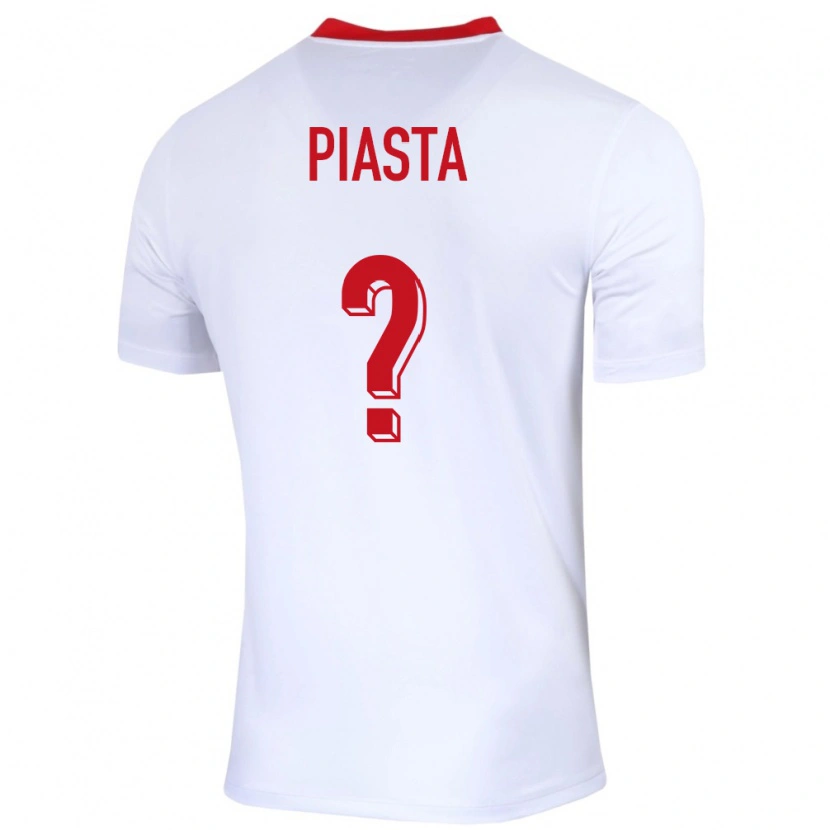 Danxen Kinder Polen Szymon Piasta #0 Weiß Heimtrikot Trikot 24-26 T-Shirt