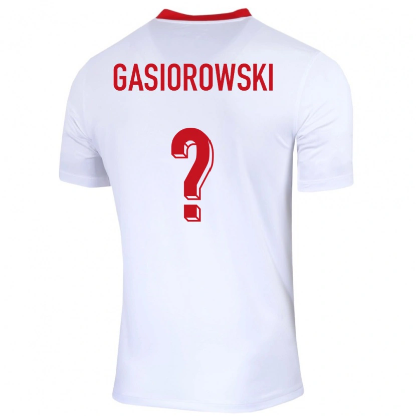 Danxen Kinder Polen Marko Gasiorowski #0 Weiß Heimtrikot Trikot 24-26 T-Shirt