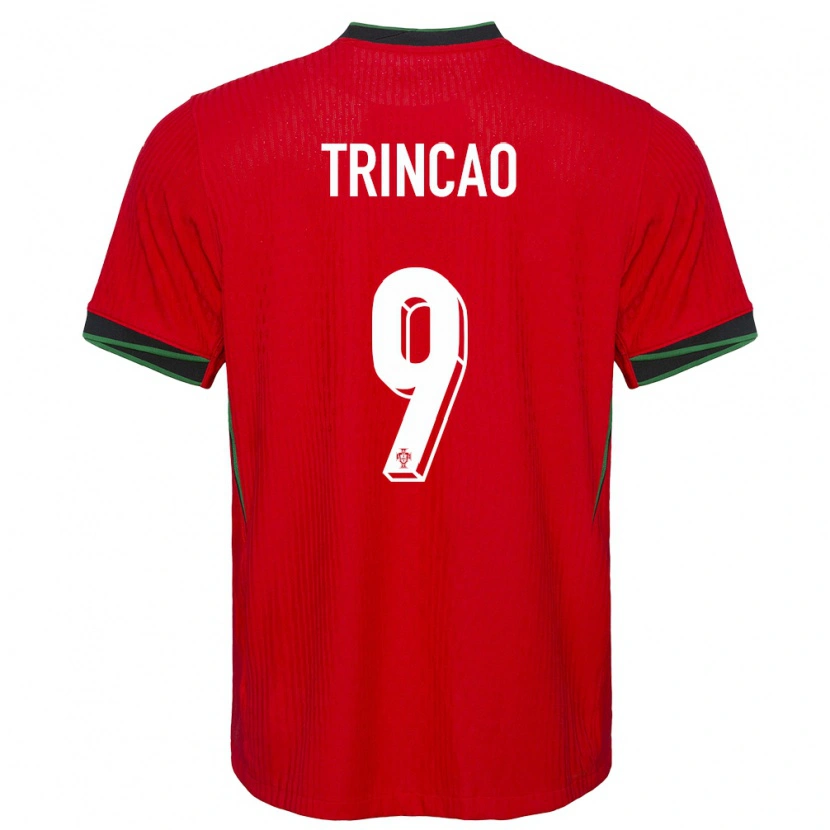 Danxen Kinder Portugal Trincão #9 Rot Heimtrikot Trikot 24-26 T-Shirt