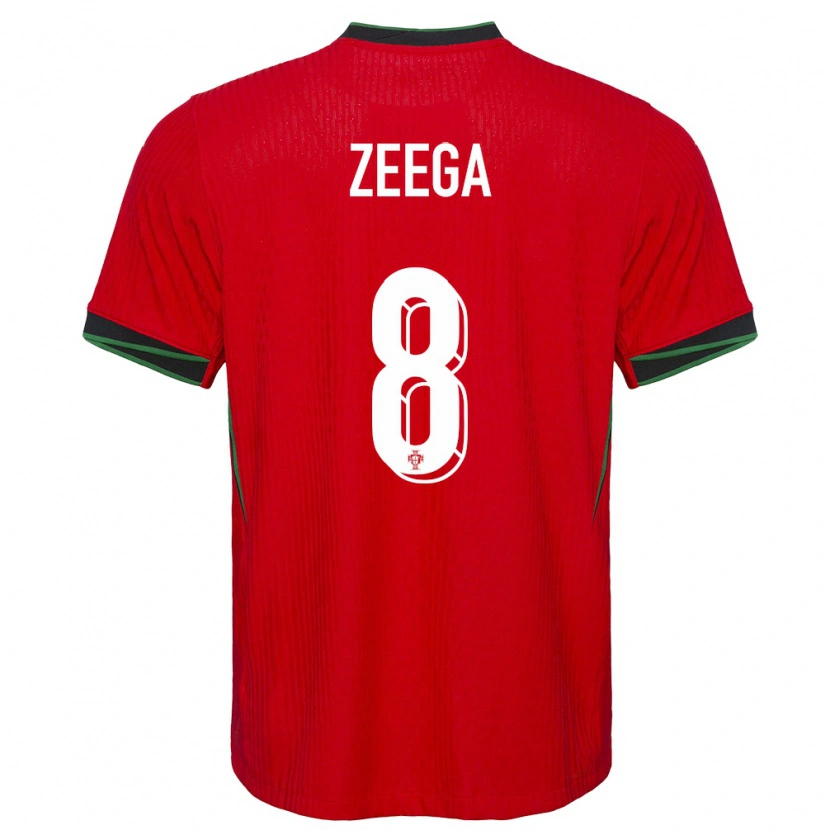 Danxen Kinder Portugal Zeega #8 Rot Heimtrikot Trikot 24-26 T-Shirt