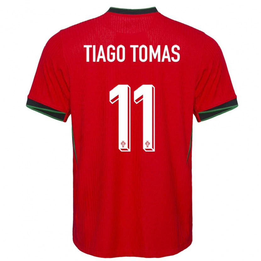 Danxen Kinder Portugal Tiago Tomás #11 Rot Heimtrikot Trikot 24-26 T-Shirt