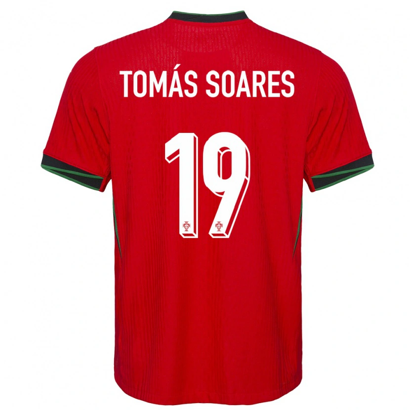 Danxen Kinder Portugal Tomás Soares #19 Rot Heimtrikot Trikot 24-26 T-Shirt