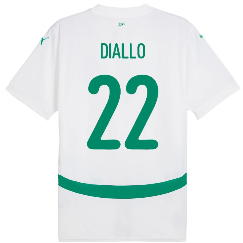 Danxen Kinder Senegal Abdou Diallo #22 Weiß Heimtrikot Trikot 24-26 T-Shirt