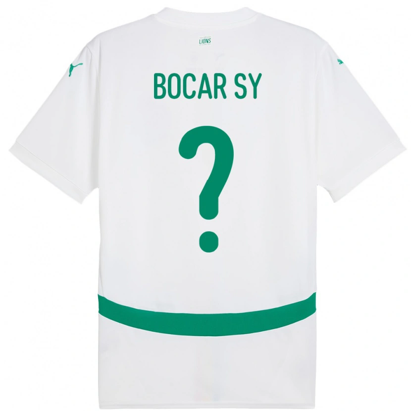 Danxen Kinder Senegal Illa Bocar Sy #0 Weiß Heimtrikot Trikot 24-26 T-Shirt