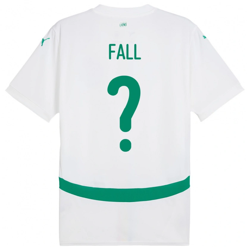 Danxen Kinder Senegal Falilou Fall #0 Weiß Heimtrikot Trikot 24-26 T-Shirt