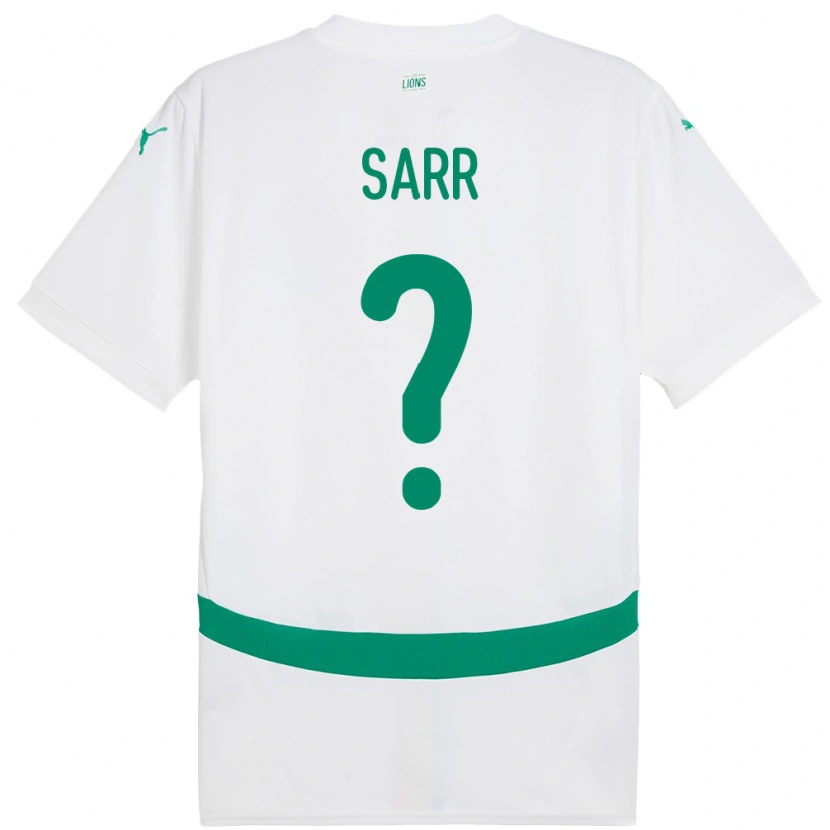 Danxen Kinder Senegal Assane Sarr #0 Weiß Heimtrikot Trikot 24-26 T-Shirt