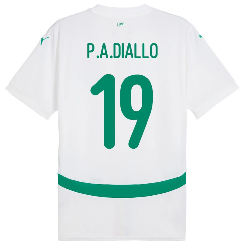 Danxen Kinder Senegal Papa Amadou Diallo #19 Weiß Heimtrikot Trikot 24-26 T-Shirt
