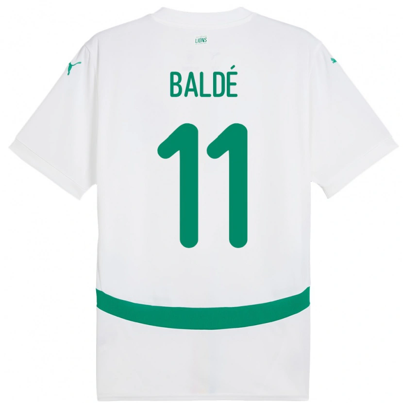Danxen Kinder Senegal Haby Balde #11 Weiß Heimtrikot Trikot 24-26 T-Shirt