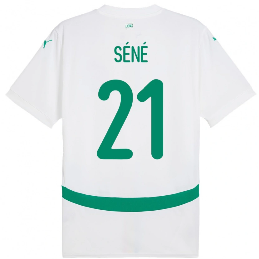 Danxen Kinder Senegal Tening Sene #21 Weiß Heimtrikot Trikot 24-26 T-Shirt