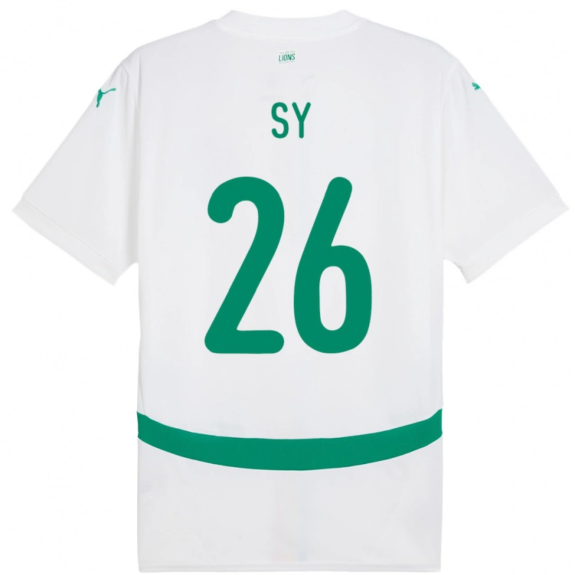 Danxen Kinder Senegal Astou Sy #26 Weiß Heimtrikot Trikot 24-26 T-Shirt