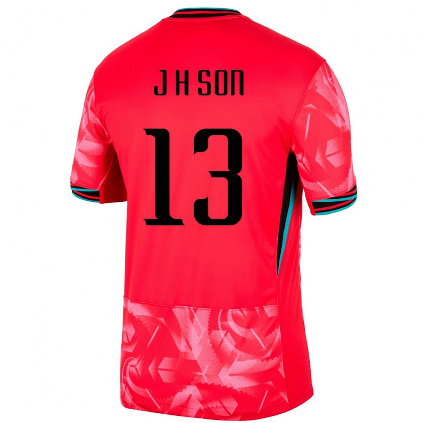Danxen Kinder Südkorea Jun-Ho Son #13 Rot Heimtrikot Trikot 24-26 T-Shirt
