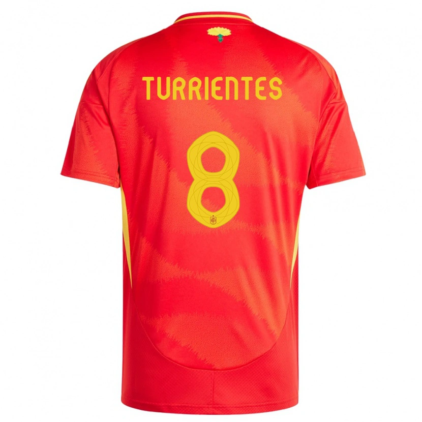 Danxen Kinder Spanien Beñat Turrientes #8 Rot Heimtrikot Trikot 24-26 T-Shirt