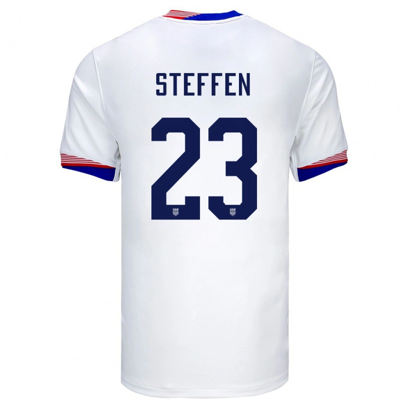 Danxen Kinder Vereinigte Staaten Zack Steffen #23 Weiß Heimtrikot Trikot 24-26 T-Shirt