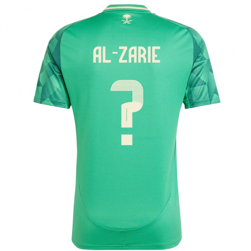 Danxen Kinder Saudi-Arabien Hussain Al-Zarie #0 Grün Heimtrikot Trikot 24-26 T-Shirt