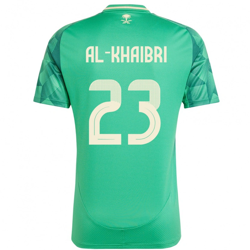 Danxen Kinder Saudi-Arabien Thamer Al-Khaibri #23 Grün Heimtrikot Trikot 24-26 T-Shirt