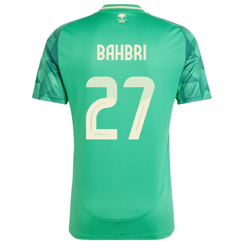 Danxen Kinder Saudi-Arabien Hatan Bahbri #27 Grün Heimtrikot Trikot 24-26 T-Shirt