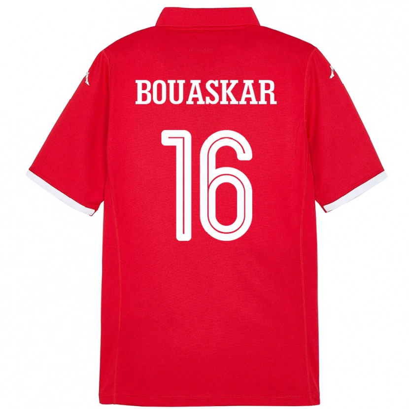 Danxen Kinder Tunesien Slim Bouaskar #16 Rot Heimtrikot Trikot 24-26 T-Shirt