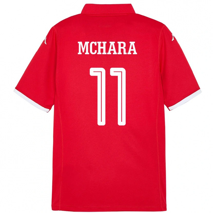 Danxen Kinder Tunesien Imen Mchara #11 Rot Heimtrikot Trikot 24-26 T-Shirt