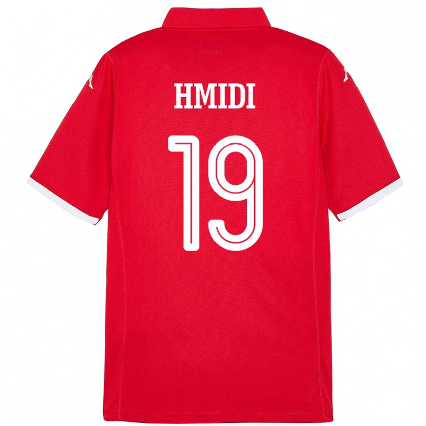 Danxen Kinder Tunesien Baraket Hmidi #19 Rot Heimtrikot Trikot 24-26 T-Shirt