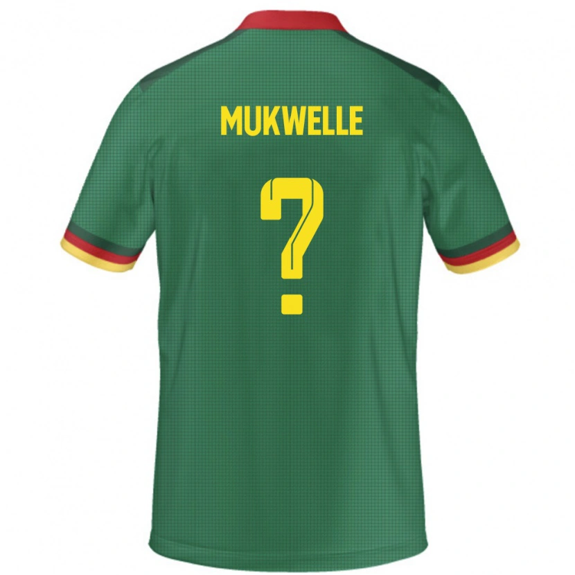 Danxen Kinder Kamerun William Mukwelle #0 Grün Heimtrikot Trikot 24-26 T-Shirt