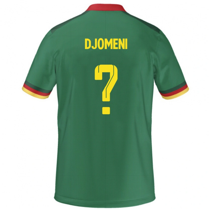 Danxen Kinder Kamerun Eric Djomeni #0 Grün Heimtrikot Trikot 24-26 T-Shirt