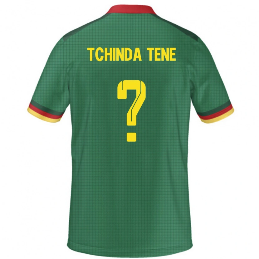 Danxen Kinder Kamerun Joseph Tchinda Tene #0 Grün Heimtrikot Trikot 24-26 T-Shirt
