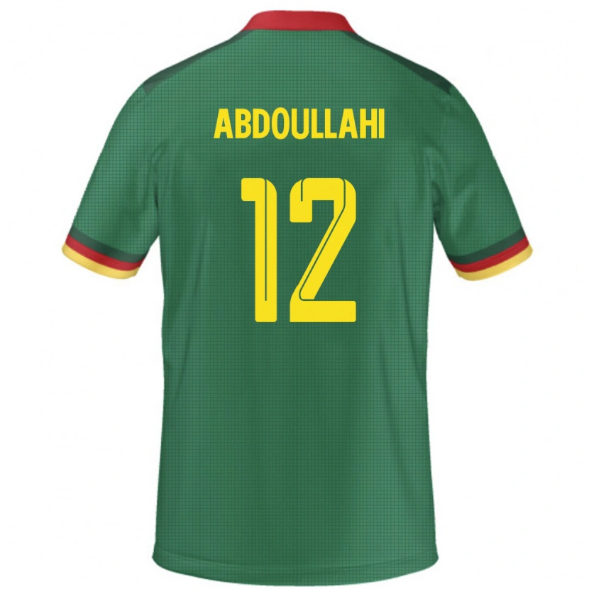 Danxen Kinder Kamerun Tidjani Ahmadou Abdoullahi #12 Grün Heimtrikot Trikot 24-26 T-Shirt