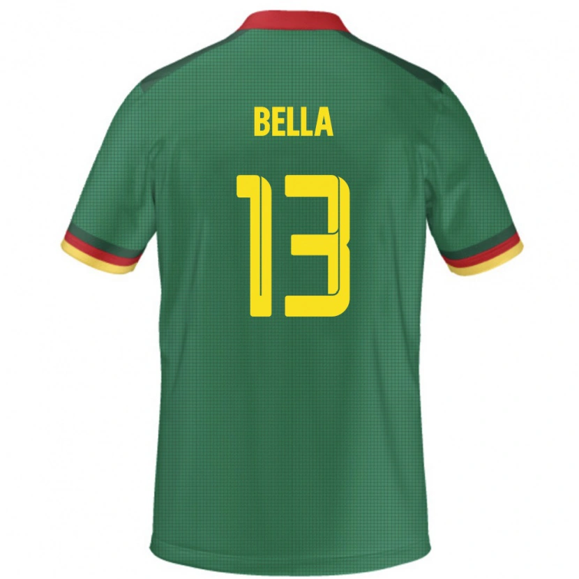 Danxen Kinder Kamerun Rose Bella #13 Grün Heimtrikot Trikot 24-26 T-Shirt