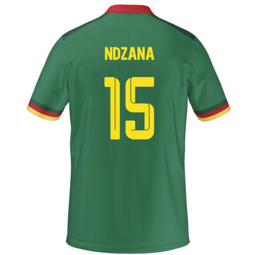 Danxen Kinder Kamerun Colette Ndzana #15 Grün Heimtrikot Trikot 24-26 T-Shirt
