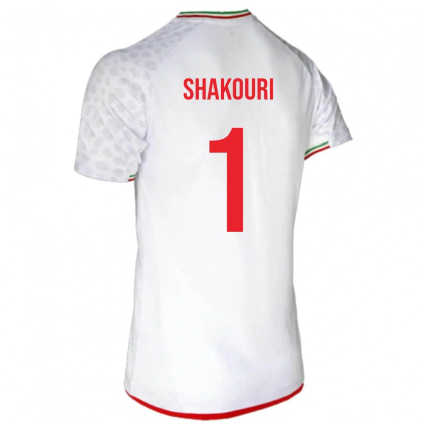 Danxen Kinder Iran Arsha Shakouri #1 Weiß Heimtrikot Trikot 24-26 T-Shirt