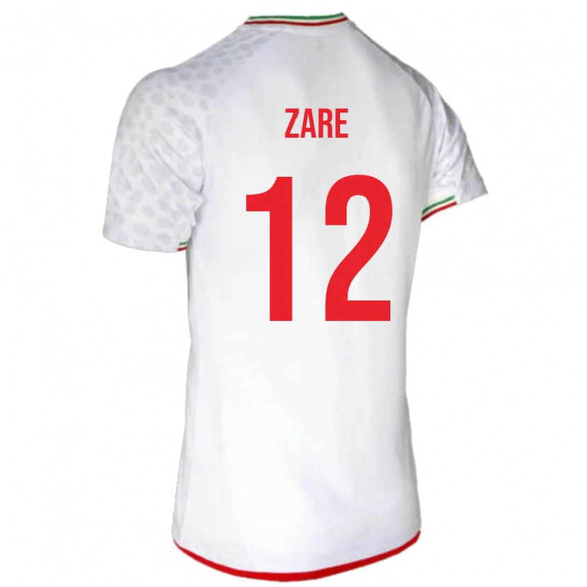 Danxen Kinder Iran Yasin Zare #12 Weiß Heimtrikot Trikot 24-26 T-Shirt