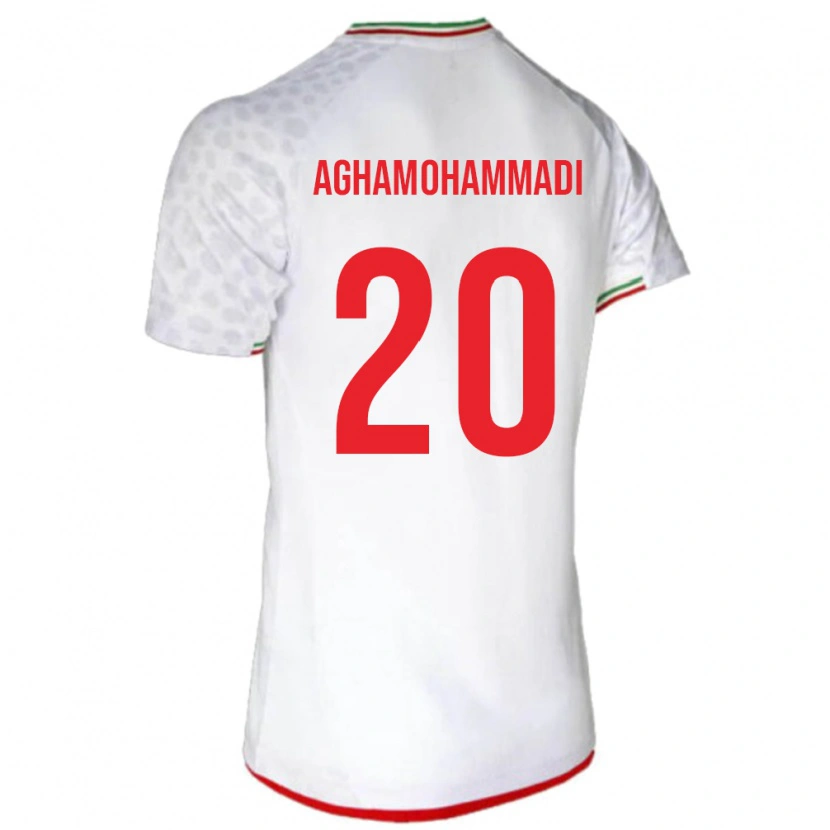 Danxen Kinder Iran Mehrdad Aghamohammadi #20 Weiß Heimtrikot Trikot 24-26 T-Shirt