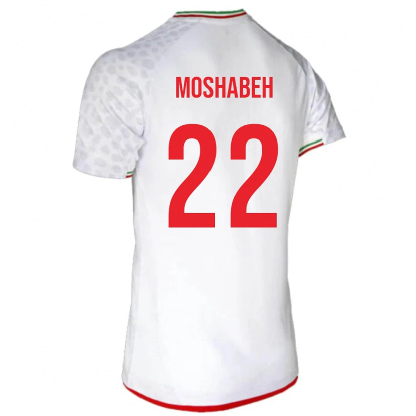 Danxen Kinder Iran Mahan Moshabeh #22 Weiß Heimtrikot Trikot 24-26 T-Shirt