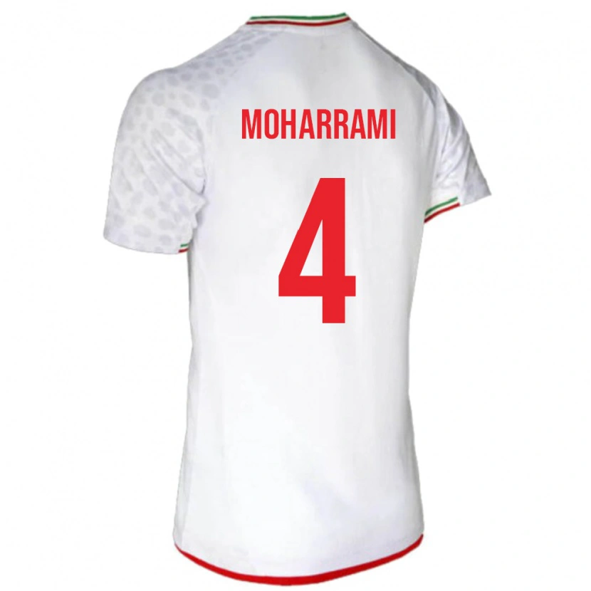 Danxen Kinder Iran Mohammadreza Moharrami #4 Weiß Heimtrikot Trikot 24-26 T-Shirt