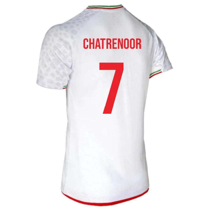 Danxen Kinder Iran Afsaneh Chatrenoor #7 Weiß Heimtrikot Trikot 24-26 T-Shirt