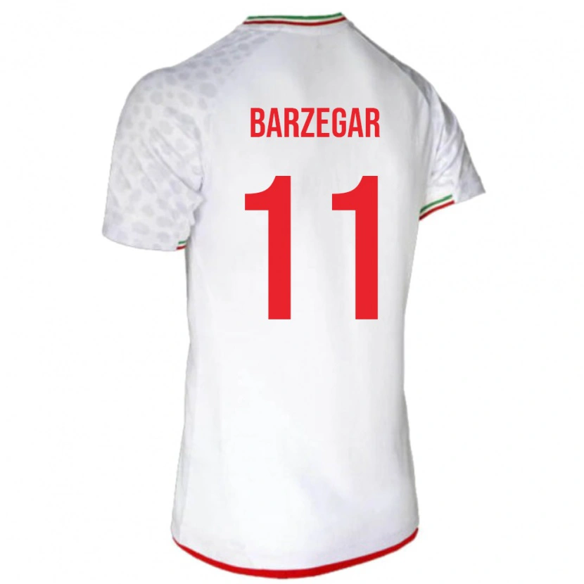 Danxen Kinder Iran Aria Barzegar #11 Weiß Heimtrikot Trikot 24-26 T-Shirt