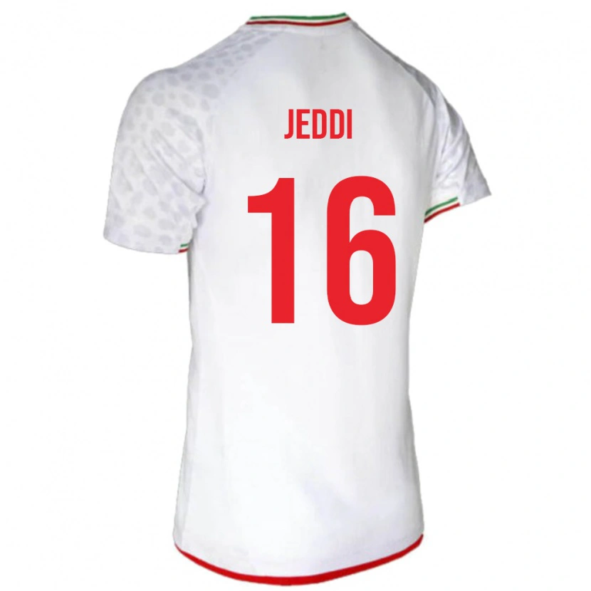 Danxen Kinder Iran Amirreza Jeddi #16 Weiß Heimtrikot Trikot 24-26 T-Shirt