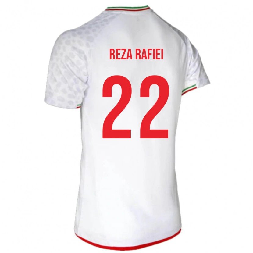 Danxen Kinder Iran Amir Reza Rafiei #22 Weiß Heimtrikot Trikot 24-26 T-Shirt