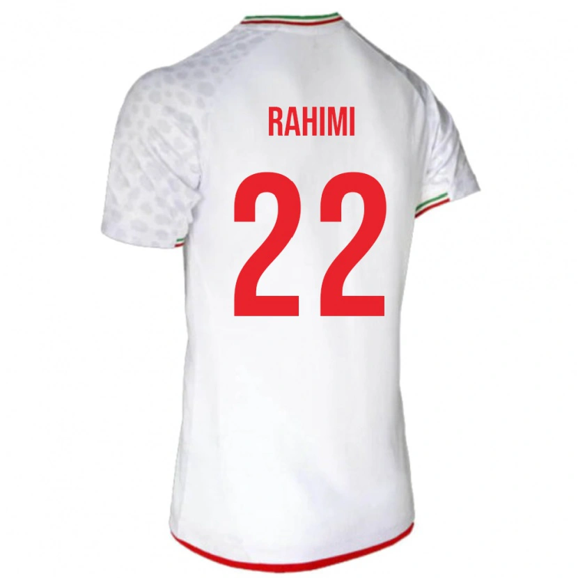 Danxen Kinder Iran Farzad Rahimi #22 Weiß Heimtrikot Trikot 24-26 T-Shirt