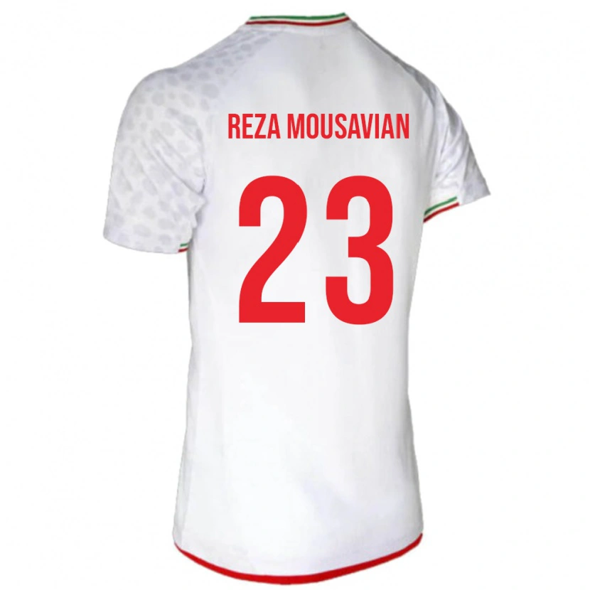 Danxen Kinder Iran Seyed Reza Mousavian #23 Weiß Heimtrikot Trikot 24-26 T-Shirt